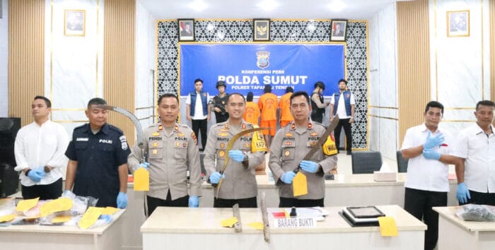 Polres Tapteng Gelar Konferensi Pers Ungkap Berbagai Kasus Tindak Pidana