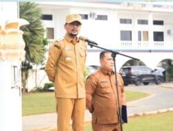 Hari Pertama Masuk Kerja, Bupati dan Wakil Bupati Labusel Ajak ASN Tingkatkan Disiplin