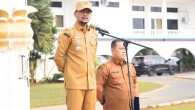 Hari Pertama Masuk Kerja, Bupati dan Wakil Bupati Labusel Ajak ASN Tingkatkan Disiplin