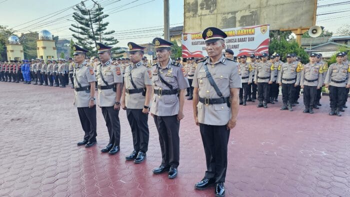 Kapolres Pimpin Sertijab, AKP Nirwan Novri Duduki Kapolsek Langsa Barat
