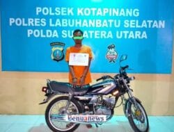 Polsek Kotapinang Ungkap Kasus Pencurian Sepeda Motor