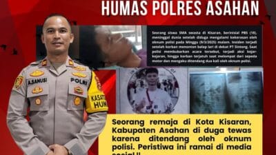 Polres Asahan Sampaikan Fakta Terkait Dugaan Kekerasan Terhadap Pandu Brata