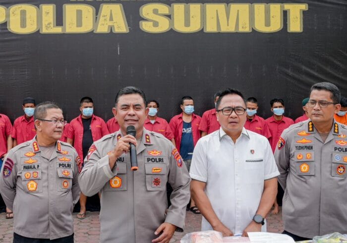 132 Kasus Narkoba Dibongkar Polda Sumut Dalam Sepekan, 164 Tersangka Ditangkap