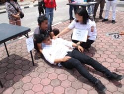 Rekonstruksi Penganiayaan Berujung Maut di Samosir