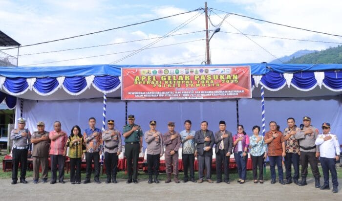 Polres Samosir Gelar Apel Kesiapan Operasi Ketupat Toba 2025