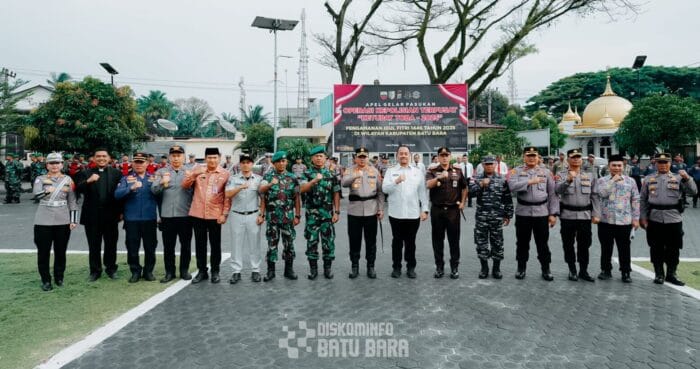 Polres dan Pemkab Batu Bara Gelar Apel Pasukan Operasi Ketupat Toba