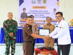 Wakil Bupati, Kejari Samosir Launching dan Sosialisasikan Aplikasi JAGA DESA