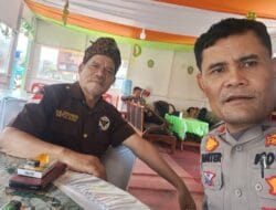 Ketua DPP LSM Tawon NKRI dan Kanit Lantas Polsek Torgamba Duduk Bersama di Posko Simpang Tiga Cikampak