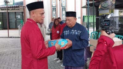 STM Nasional Wartawan Santuni Anak Yatim di Masjid Al-Ikhlas