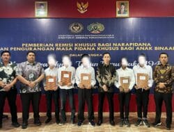 1.327 Warga Binaan Rutan Kelas 1 Medan Terima Remisi Hari Raya Idulfitri dan Nyepi
