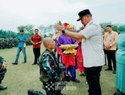 Bupati Batu Bara Lepas Satgas Pamtas Statis RI-PNG Yonif 126/KC
