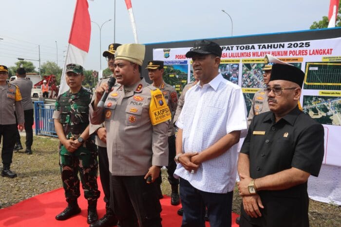 Kapolda Sumut Tinjau Pospam Idulfitri di Sei Karang