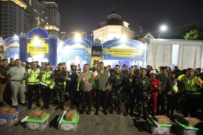 Polda Sumut dan Forkopimda Gelar Patroli Bersama Pastikan Malam Takbiran Kondusif
