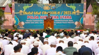 Polda Sumut Gelar Salat Idulfitri 1446 H