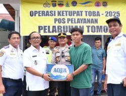 Wabup Samosir Cek Personel Petugas Pos Pelayanan Idulfitri 2025