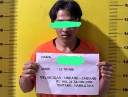 Satresnarkoba Polres Labusel Tangkap Mahasiswa Pengedar Sabu