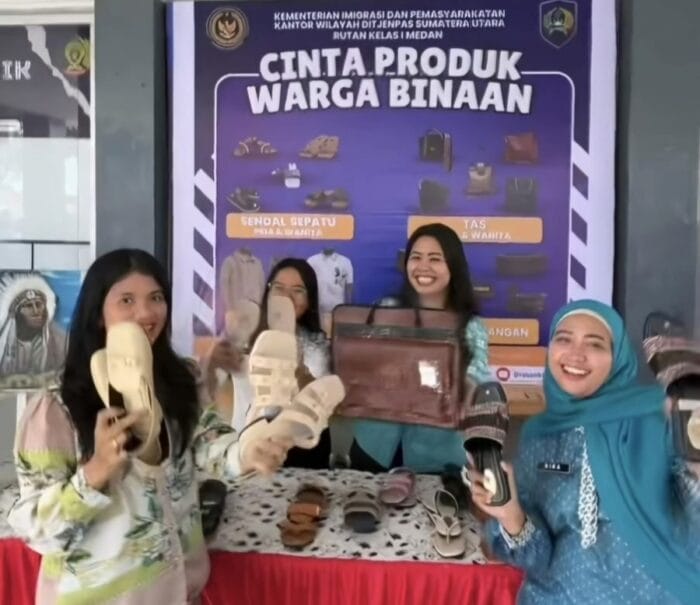 Gerakan Cinta Produk WBP Rutan Kelas I Medan Dalam Rangka HBP Ke-61