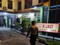 Personel Piket Penjagaan Sat Samapta Polres Batu Bara Laksanakan Tugas Dengan Profesional