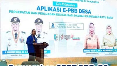 Bapenda Batu Bara Luncurkan Aplikasi E-PBB dan Beri Apresiasi Desa & Perusahaan Taat Pajak