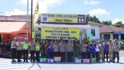 Polda Sumut Tinjau Pos Pelayanan Operasi Ketupat Toba 2025 Polres Samosir
