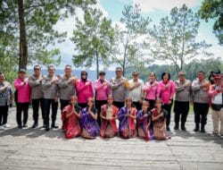 Kapolda Sumut Tinjau Pengamanan Arus Balik dan Objek Wisata Kaldera Toba Pascalebaran