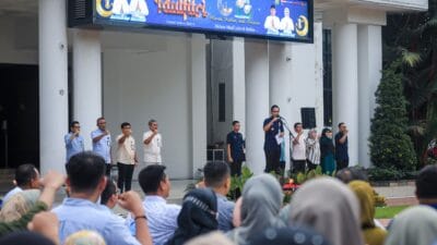 Rico Waas Pimpin Apel Perdana Pascalibur Idulfitri