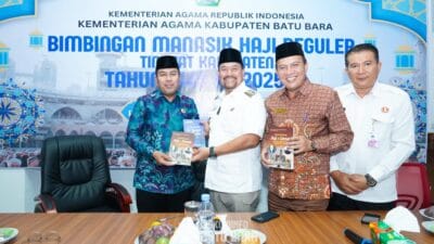 Bupati Batu Bara Hadiri Penyampaian Materi Manasik Haji Jemaah Reguler 2025