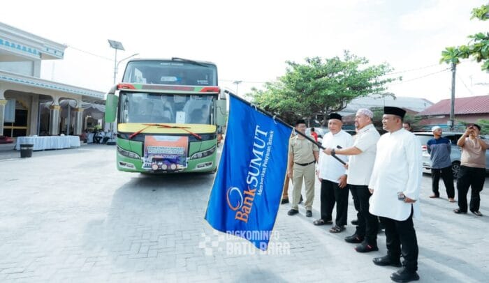Bupati Batu Bara Lepas Manasik Haji Akbar PT Bank Sumut