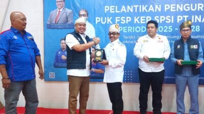 Wakil Bupati Batu Bara Hadiri Pelantikan Serikat Pekerja