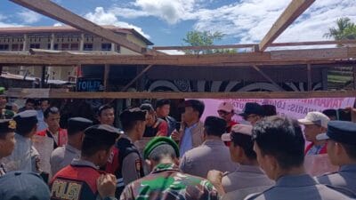 Polres Samosir Amankan Eksekusi Lahan di Desa Hutabolon