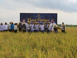 Nusakambangan Panen Perdana Bangun Lumbung Ketahanan Pangan