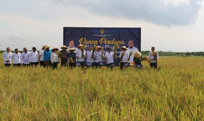 Nusakambangan Panen Perdana Bangun Lumbung Ketahanan Pangan