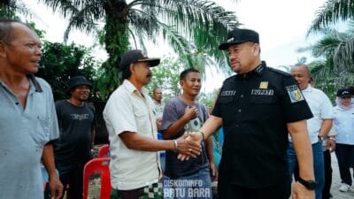 Bupati Batu Bara Hadiri Halalbihalal Sekaligus Resmikan IKA PMDU