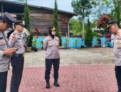 Kapolres Samosir Cek Langsung Pelayanan dan Pengamanan Ibadah Paskah 2025