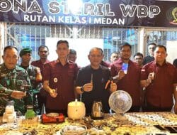 Sambut Hari Bhakti Pemasyarakatan Ke-61, Rutan Kelas 1 Medan Adakan Razia Kamar Hunian