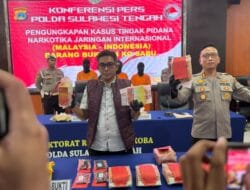 Polisi Gagalkan Peredaran 24 Kg Sabu di Palu, 3 Pelaku Ditangkap