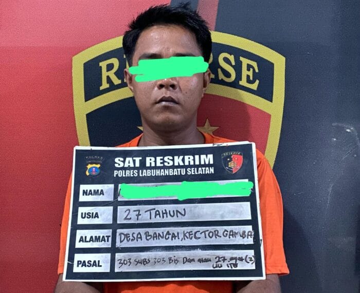Polres Labusel Ungkap Kasus Judi Online di Kecamatan Torgamba