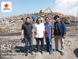 Asprindo Sumut Tinjau Lokasi TPA Sampah di Terjun