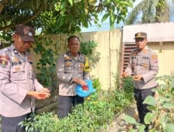 Polsek Indrapura Laksanakan Koordinasi dan Pengecekan Lahan Ketahanan Pangan