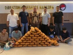Polisi Gagalkan Peredaran 47 Kg Ganja di Sumbar, 4 Tersangka Ditangkap