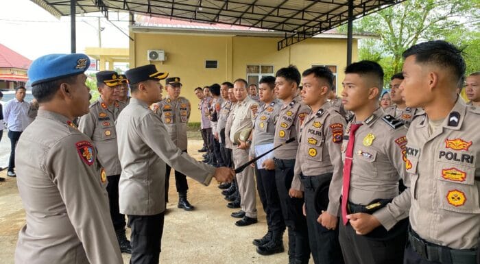 Operasi Gaktiplin, Kapolres Tapteng Cek Kerapian Personel