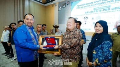 Dukung Peningkatan PAD, Bupati Batu Bara Launching Aplikasi E-PBB