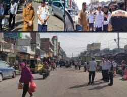 Wakil Bupati Karo Pantau Uji Coba Rekayasa Parkir di Jalan Letnan Abdul Kadir dan Kapten Bangsi Sembiring