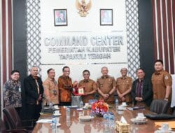 Bupati Tapteng Terima Audiensi Kakanwil BPJS Ketenagakerjaan Wilayah Sumut I