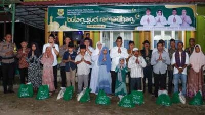 Pemkab Dairi Berbagi Bersama Kaum Duafa dan Anak Yatim di Desa Sumbul