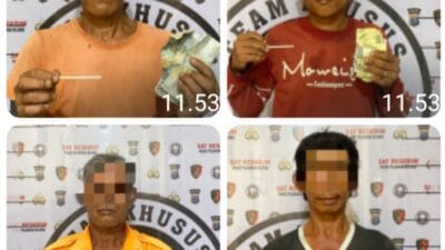Sat Reskrim Polres Pelabuhan Belawan Amankan Empat Pelaku Pungli Bermodus Juru Parkir Liar