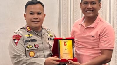 Kapolres Labusel Terima Kunjungan Ketua Perbakin