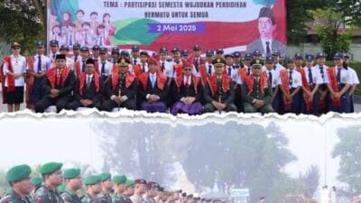 Bupati Karo Pimpin Upacara Hari Pendidikan Nasional Tahun 2025