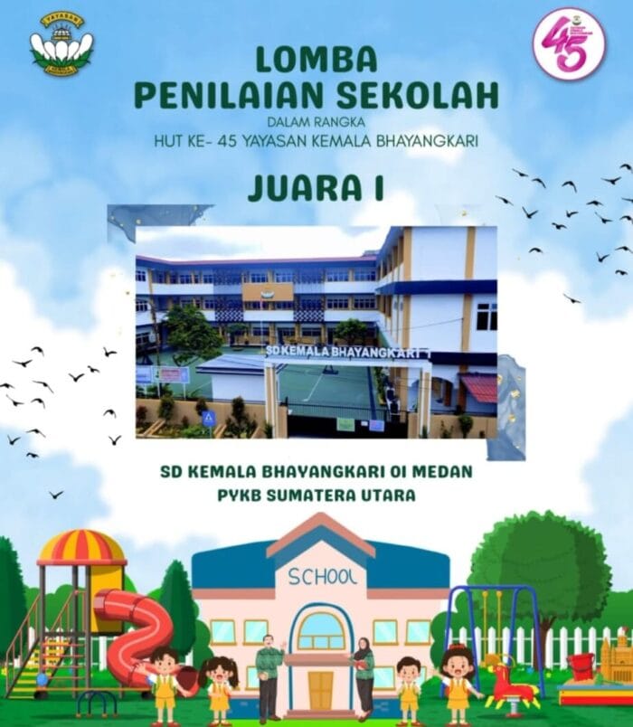 SD Kemala Bhayangkari 01 Medan dan TK Kemala Bhayangkari 08 Asahan Raih Juara 1 Penilaian Sekolah