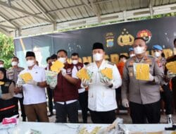Bupati Batu Bara Bersama Polres Musnahkan Barang Bukti Narkoba